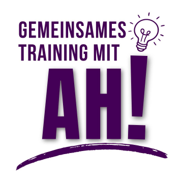 Gemeinsames Training mit AH! - wei&szlig;er Hintergrund
